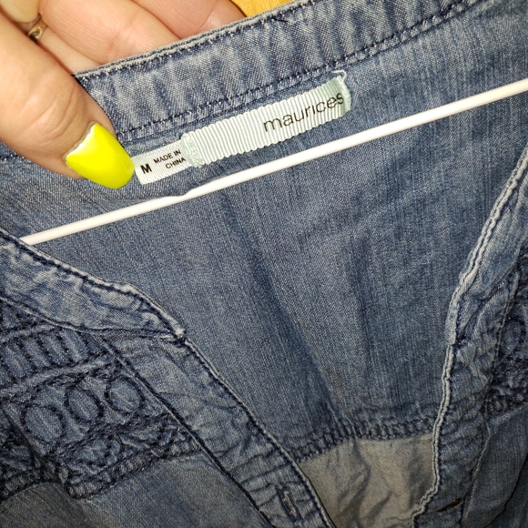 🌵Short Jean Dress - Picture 3 of 3